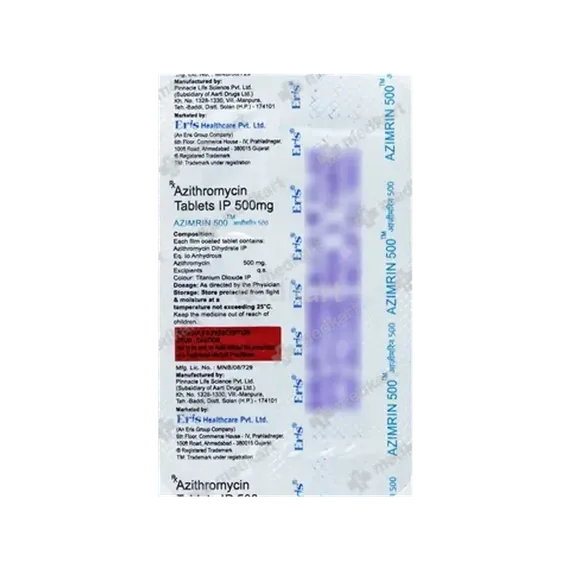 azimrin 500mg tablet 3's